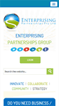 Mobile Screenshot of enterprisingpartnerships.com.au